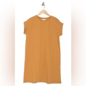 Madewell Organic Cotton Cap-Sleeve Tee Dress